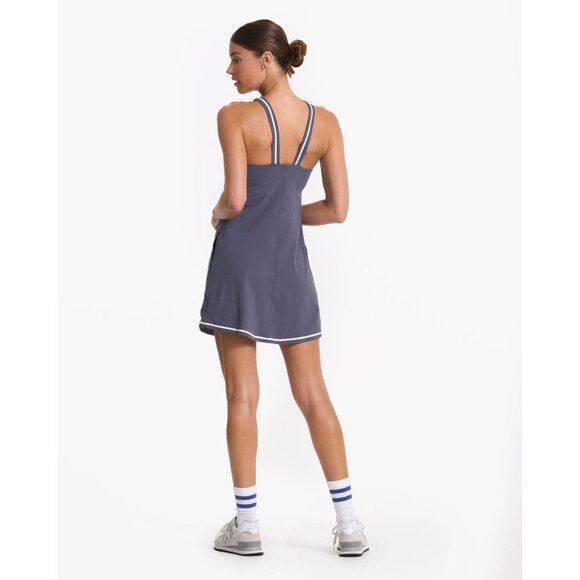 Vuori Volley Performance Dress Azure Blue Grey Color Women’s Size Small - Picture 4 of 8
